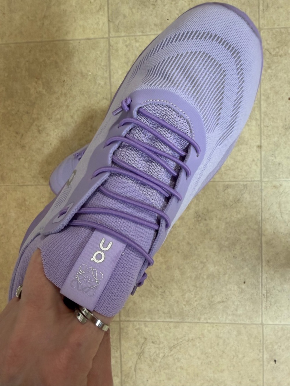 On Cloud x Loewe Collab Women's Athletic Shoes - Lavender - Picture 5 of 7